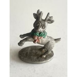 Spoontiques, Christmas, Reindeer, Pewter, Statue, S979, Statuette ~ 250110-WH 05